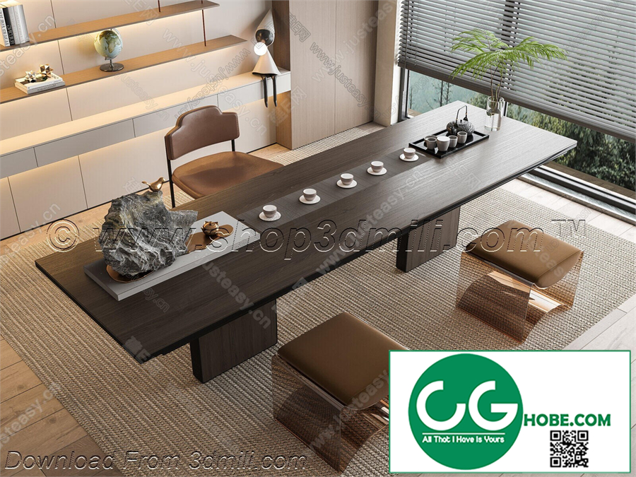 Tea Room 110 3D Model